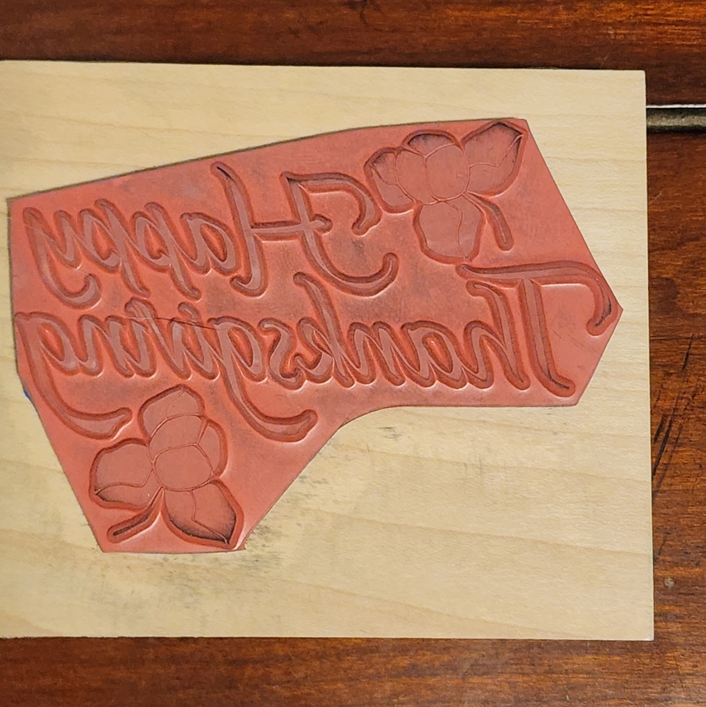 8 Thanksgiving Rubber Stamps - Picture 5 of 11